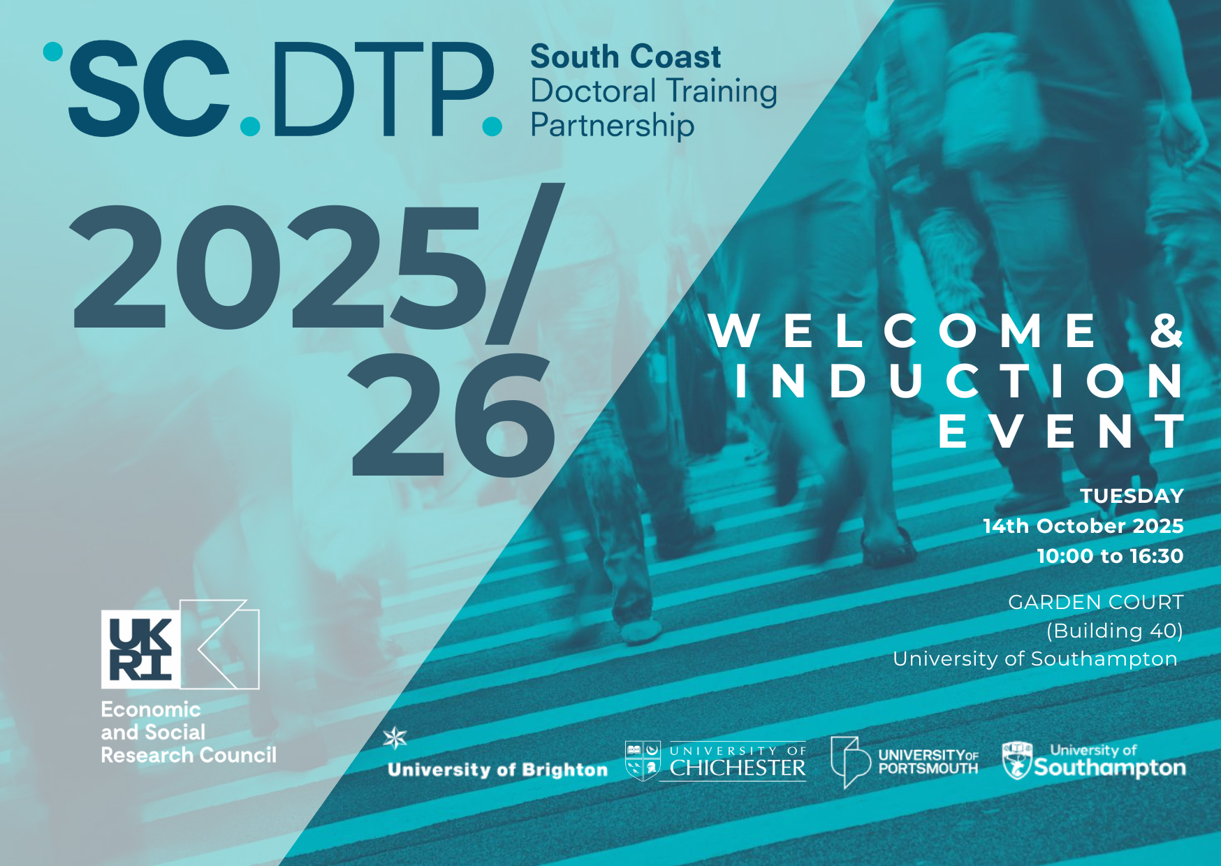 Welcome & Induction Event for new SCDTP Cohort 2025/26
